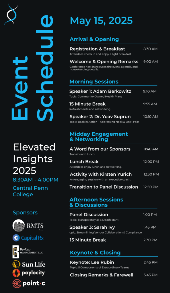 Elevated Insights Summit 2025 - BenefitsDNA